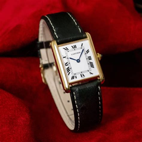 vintage cartier tank watch men's.